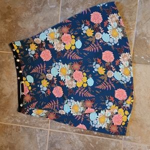 Adjustable Snap Waist Wrap Skirt